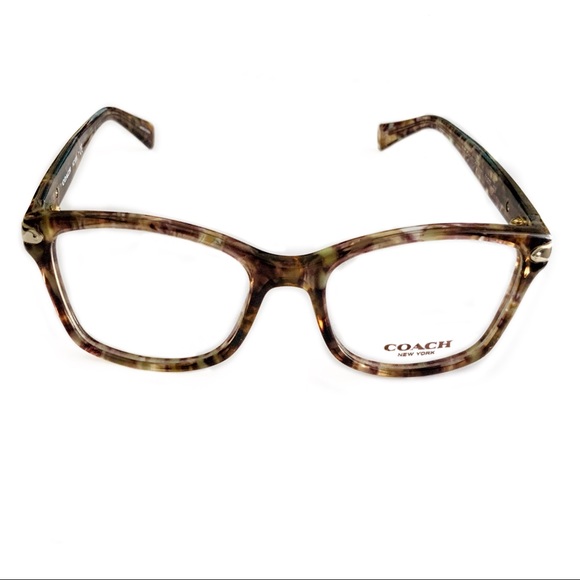 🆕 2pc Set Brown COACH Confetti 51mm Frames + Black Leather Case NWT - Picture 13 of 16